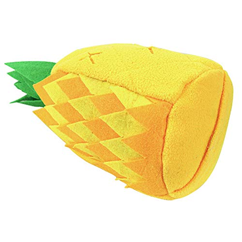 Juguete para perro Mascota Masticar Trato Juguete para Perro Snuffle Juguete de Alimentación Esterilla de Oniffing Entrenamiento Juguete Forma de Piña