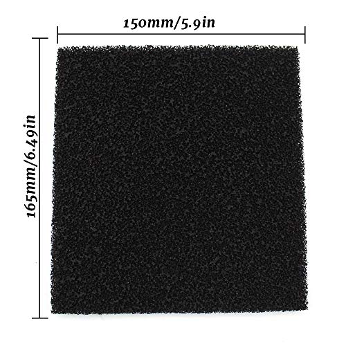 JUN-H 2 Piezas Carbono Filtro De Almohadilla De Desodorante De Carbón Activado Filtro De Carbón Activado Para Cubo Y Cubo De Compostaje Filtro De Carbón Activado Con Tapa