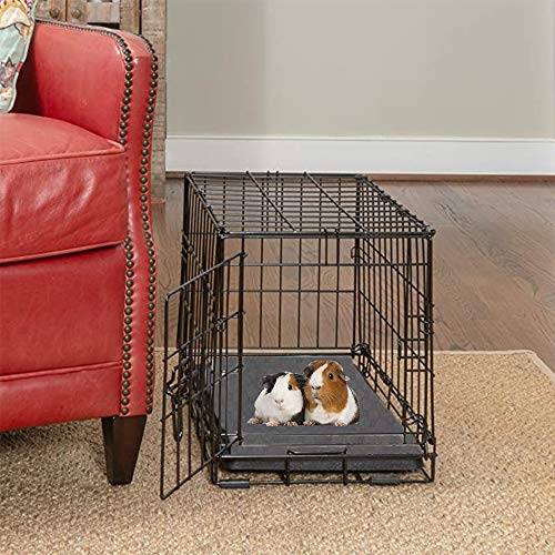 JWShang Forro Polar para Jaula de Conejillo de Indias, Lavable para Mascotas, Alfombrilla Impermeable Reutilizable, Alfombrilla Antideslizante para Perros y Gatos