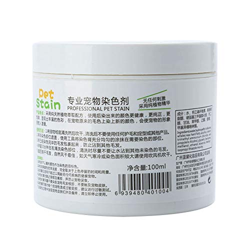 Kalaokei Tinte para el cabello de 100 ml para gatos y perros profesionales, antialérgicos, color rosa cereza