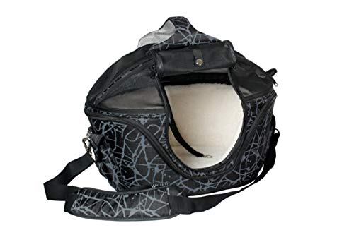 Karlie 31398 Bolso Viaje y Cama 2 en 1 Shopper de Luxe Nylon, Negro