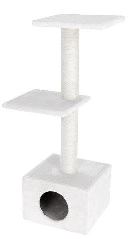 Kerbl Árbol de Gato Venus, 37 x 37 x 109 cm, Color Blanco, 1pc/cartón W. Póster