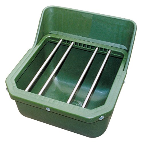 Kerbl Comedero para pienso Concentrado-comedero para Potros, con Barras de Metal