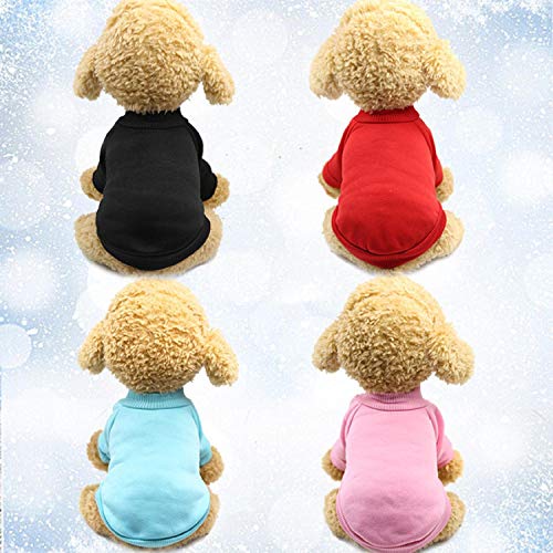 KKDIY Ropa para Perros Pelea de Cachorros cálidos con Dos piernas Suéter de Lana de Peluche para Gatos Ropa para Mascotas Ropa para Gatos одежда для собак Luces Navidad-Blanco, XXL, Alemania