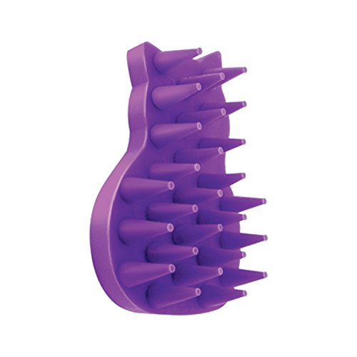 KONG - Cat ZoomGroom - Cepillo para Gatos de Masaje y Peinado Fabricado de Caucho Blando