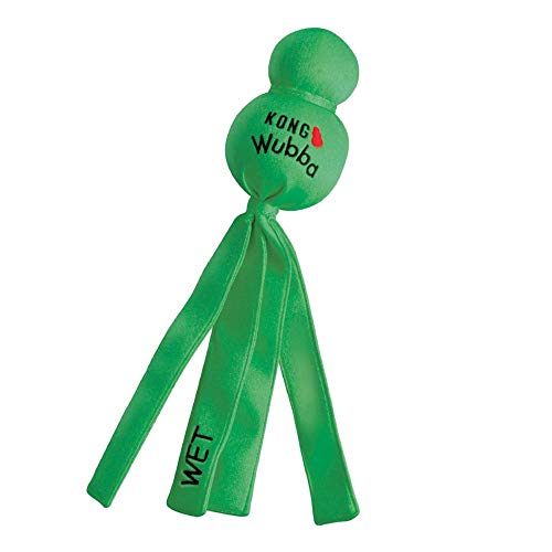KONG - Wubba Wet - Flotador para Perro, para Jugar en el Agua Perros de Raza Grande