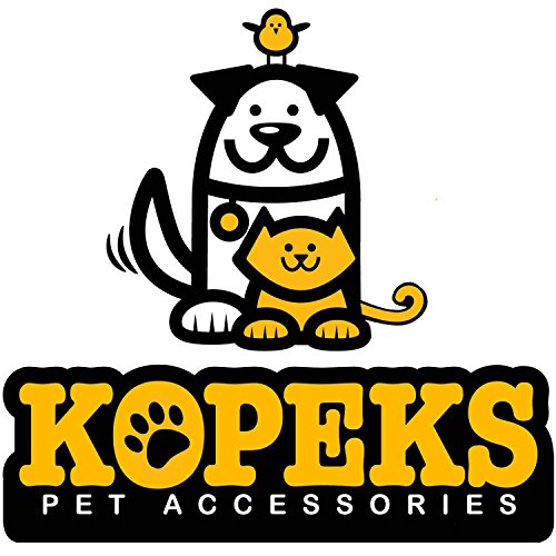 KOPEKS Cama rectangular ortopédica para perro de espuma viscoelástica, incluye protector interior impermeable y funda extraíble, color marrón