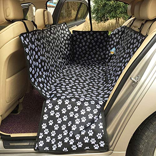 KSIASGDHA Multifunción Duradera Perros pequeños y Gatos Carriers Waterproof Car Rear Back Seat Cover Travel Mats Hammock Protector