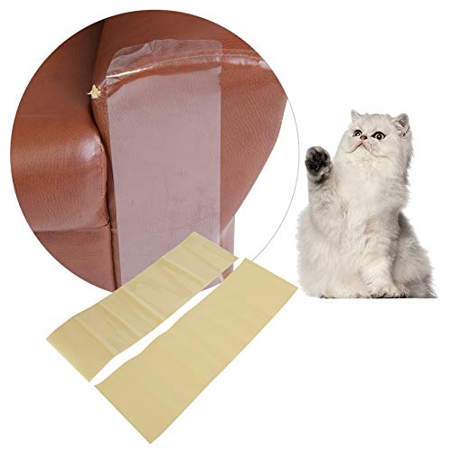 KSTE Rascador Protector Mueble, 2 Piezas de Animal doméstico del Gato Grande arañazos Protector Autoadhesivo Rascador Muebles Sofá Protector