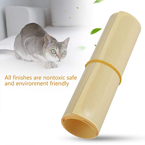 KSTE Rascador Protector Mueble, 2 Piezas de Animal doméstico del Gato Grande arañazos Protector Autoadhesivo Rascador Muebles Sofá Protector