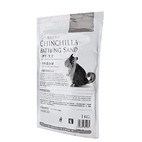 KUIDAMOS Hamster Bath Sand Cinerite para Mascotas Limpiador de Pelo Suplemento para prevenir Enfermedades de la Piel