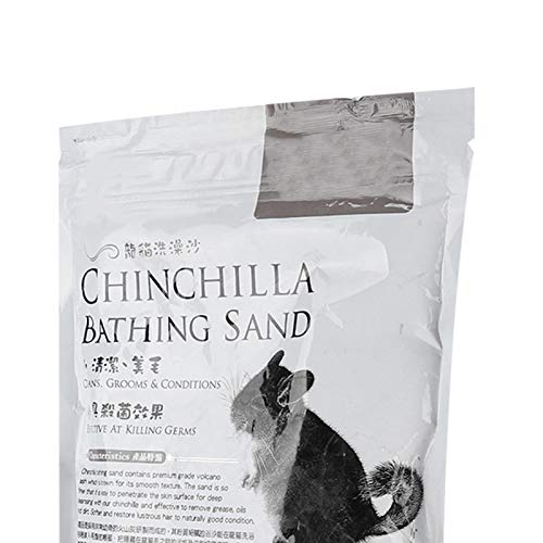 KUIDAMOS Hamster Bath Sand Cinerite para Mascotas Limpiador de Pelo Suplemento para prevenir Enfermedades de la Piel