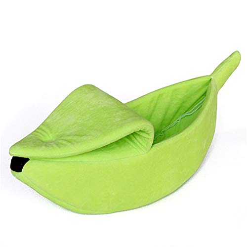 KunLS Cama Perro Pelo Cama Perro Cama Gato Perros Accesorios Cama Perro Impermeable Accesorios Gatos Perro Cama Cueva Cama De Veterinario para Perros Green,40cm