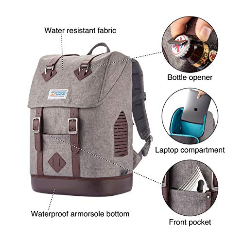 Kurgo K81024 - Mochila para mascotas pequeñas - K9 - Gris jaspeado - Base impermeable - Mochila para perros de hasta 11 kg - Bolsa para gatos, 1361 g