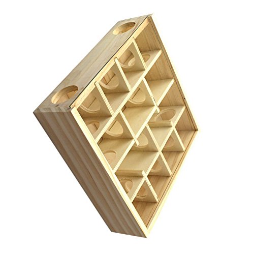 Laberinto con túneles de madera de juguete para hámsters enanos, jerbos, ratas, ratones, pequeña casa para animales, casa de juguete, jaula