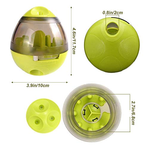LaMei Yang Vaso Alimentador automático para Mascotas, Juguetes para Pelotas de Hospitalidad para Perros y Gatos, Mejora la interacción del coeficiente Intelectual, para Todo Tipo de Animales pequeños