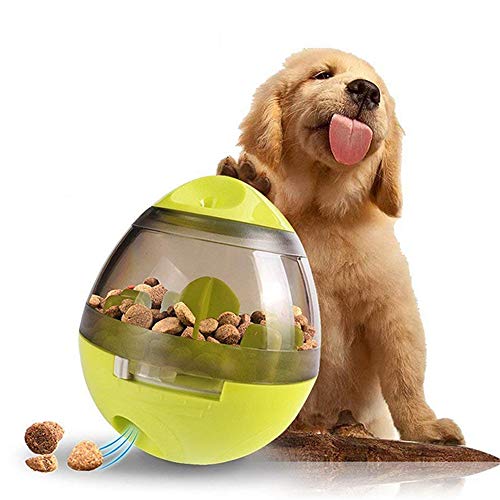 LaMei Yang Vaso Alimentador automático para Mascotas, Juguetes para Pelotas de Hospitalidad para Perros y Gatos, Mejora la interacción del coeficiente Intelectual, para Todo Tipo de Animales pequeños
