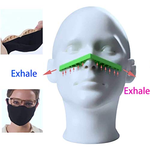 LAOZI Accesorio para Evitar Que los anteojos se empañen, Puente Nasal de Silicona antivaho, Puente Nasal, Cubierta Facial, Clip de Soporte para la Nariz (5 Piezas)