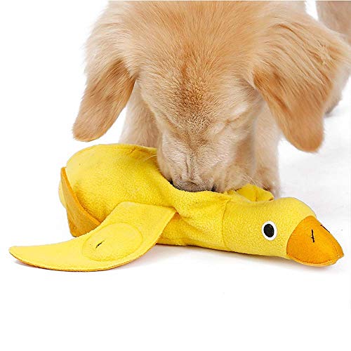 LCSD Dog Bed Pato Sonido Felpa De La Muñeca De Juguete Perro El Oler Entrenamiento del Animal Doméstico Juego De Rompecabezas Al Que Le Faltan Los Suministros De Alimentos Juguetes 36 * 34cm