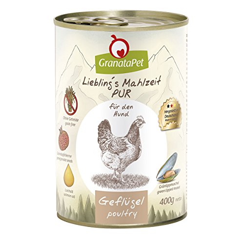 Liebling´s Mahlzeit 's Favoritos Molido Tiempo húmedo Forro Aves Pur, 6 Pack (6 x 400 g)