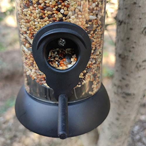 lijun Alimentador de Semillas de Aves Silvestres para Colgar Dispensador de Alimentos para pájaros Herramienta de alimentación de jardín al Aire Libre