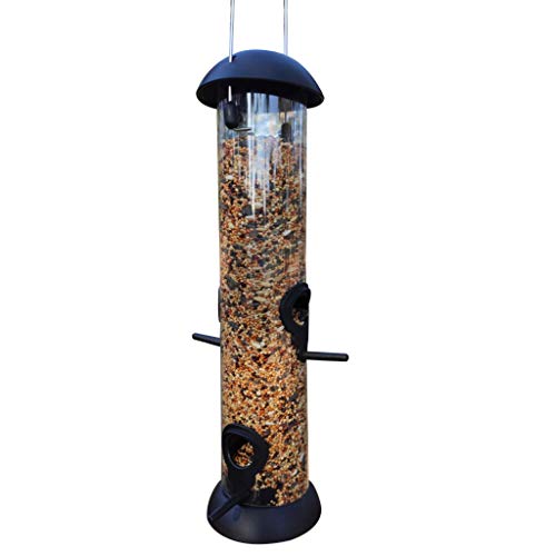 lijun Alimentador de Semillas de Aves Silvestres para Colgar Dispensador de Alimentos para pájaros Herramienta de alimentación de jardín al Aire Libre