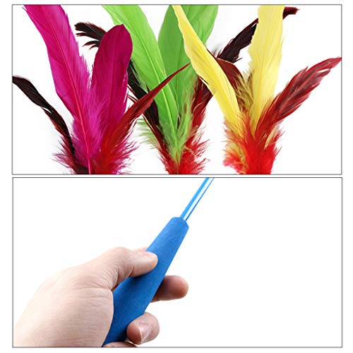 lijun Juego de Juguetes de Plumas de Gato de Repuesto de 14 Uds.