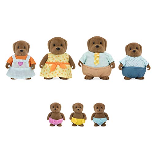 Li'L Woodzeez- Dog Large Family Set (Branford Ltd. WZ6577Z)