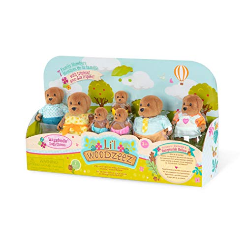 Li'L Woodzeez- Dog Large Family Set (Branford Ltd. WZ6577Z)