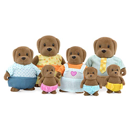 Li'L Woodzeez- Dog Large Family Set (Branford Ltd. WZ6577Z)
