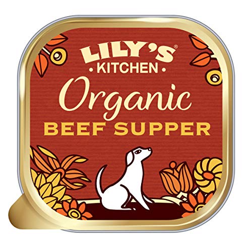 Lily's Kitchen Comida Húmeda Cena de Vacuno Orgánico para Perro (11 x 150g)