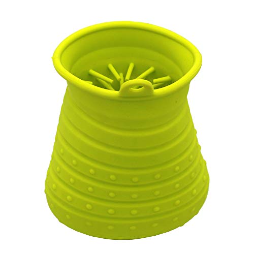 Limpiador de Huellas para Perros,Perros Lavadora Portatil,Cepillo De Limpieza para Mascotas Pet Paw Cleaner para Perros Gatos Masaje Aseo Sucio Garras, para Limpiar Pies Sucios de Mascotas