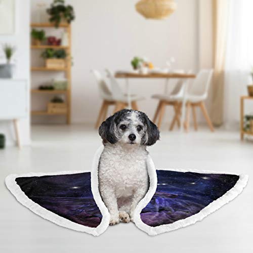 Linomo Galaxy Horse - Manta para mascotas, diseño de caballo de mitología griega, para perros y gatos