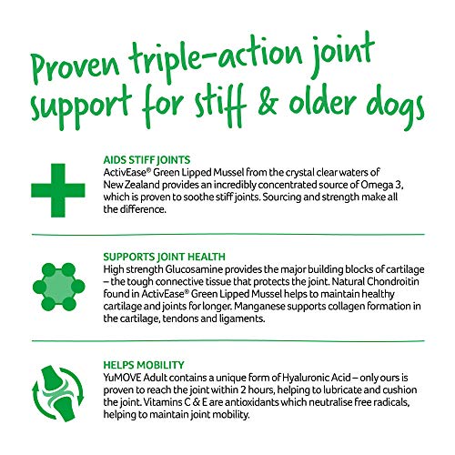 Lintbells YuMOVE Dog Supplement for Stiff Dogs, 60 Tablets