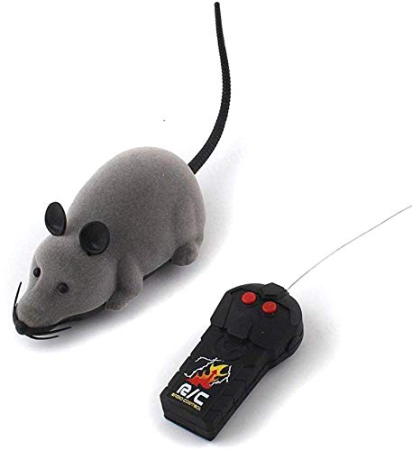 LNIEGE Ratón de Juguete de Control Remoto inalámbrico para Mascotas, Fiesta de Juguete de Control Remoto y Gato Rick, Cachorro, Juguete Divertido