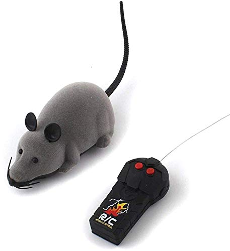 LNIEGE Ratón de Juguete de Control Remoto inalámbrico para Mascotas, Fiesta de Juguete de Control Remoto y Gato Rick, Cachorro, Juguete Divertido