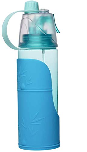 Locisne BPA Libre 600 ml Botella de Agua Suministros de riego para Mascotas para Perros y Gatos con tazón de Silicona extraíble, Agua en Aerosol Caminar, Deportes, Senderismo, Camping