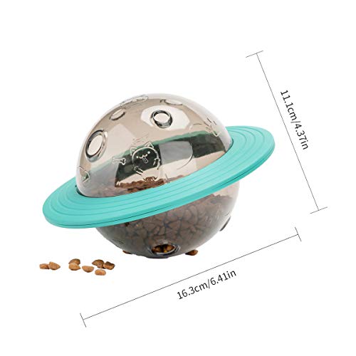 Locisne Pet Eating Treat Ball Dispensador de Comida Juguetes interactivos, Perro Gato Comida Lenta Tratar Bola Actividad Centro Alimentador Rompecabezas Juguete para Mascota Pequeña Mediana