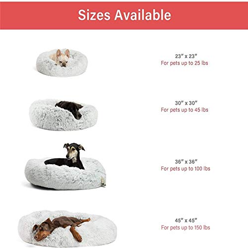 lovecabin Cama De Perro Grande Invierno - Colchon Perro Cómoda De Felpa Muy Suave - Cesta para Perro Desmontable Y Lavable A Máquina -Cama Antiestres PerroGray-100cm