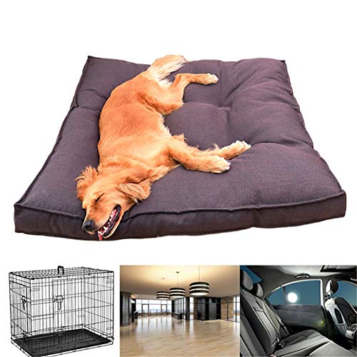 lovecabin Cojín De Colchón Lavable Y Suave Cama De Perro Mascota Mantas De Cama De Gato con Forma De Rectángulo para Interior Al Aire Libre,mobiliario,Suelos,Asientos De Coches,césped,sofásL