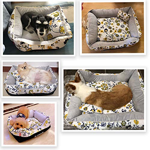 lovecabin Colchon Ortopedico para Perros Elegante Sofa para Perros Cama Ortopédica Cama Perros Viejos Mayores Avanzada Edad Mascotas Senior