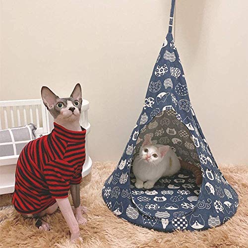 Luckylele Colgando Cama del gato del perro casero Hamaca Hamaca Cama de gato Casa