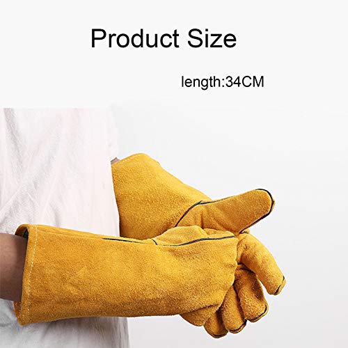 LY-Rack Guantes para manejo de Animales Guantelete de protección Engrosada Anti-mordidas/arañazos, Guantelete de hámster Erizo Planeador del azúcar, para Perro Gato Loro Serpiente Lagarto