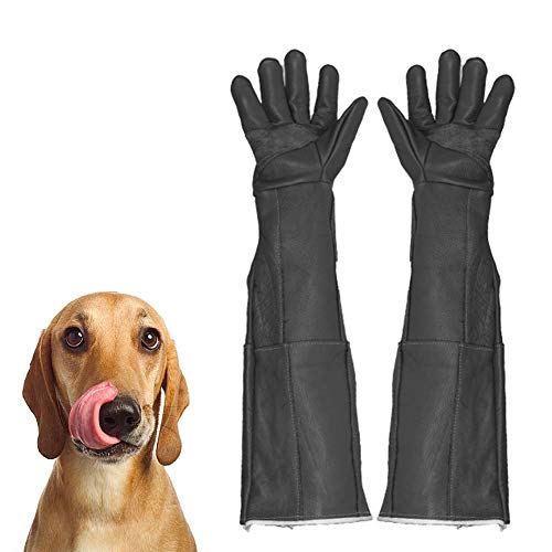 LY-Rack Manipulación de Animales Guantes Anti-mordidas/arañazos, para Bull Terrier Samoyedo Chihuahua Oso de Peluche Perro Corgi Mastín Tibetano Doberman Bulldog