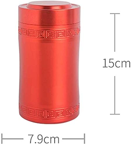 LZCMN Urnas para Cenizas La cremación Cubos de animal doméstico del metal sellada cenizas de la cremación de mascotas urna for las cenizas de gatos y perros pequeños recuerdos for mascotas Medio Human