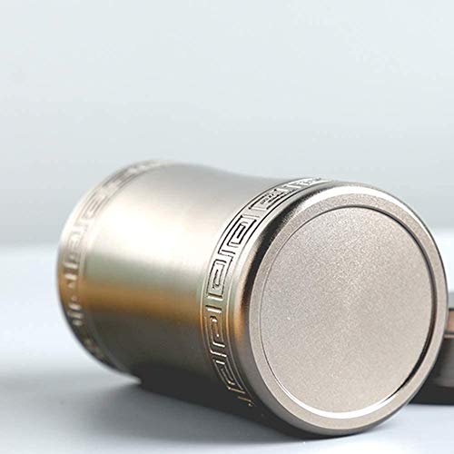 LZCMN Urnas para Cenizas La cremación Cubos de animal doméstico del metal sellada cenizas de la cremación de mascotas urna for las cenizas de gatos y perros pequeños recuerdos for mascotas Medio Human