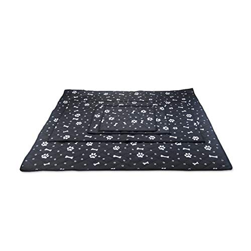 Manta Fria Manta Refrigerante Perro Genial Perro Perro de formación Gato de Mat Almohadilla de refrigeración para Perros De Perro Pet Mat Black,XL