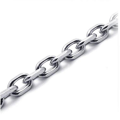 MaryBoutik colgante Dog Tag Cristiano en acero inoxidable