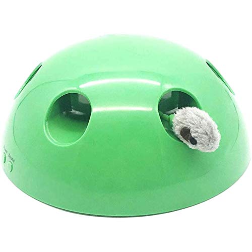 Mdlucz Juguetes para Gatos, Juguetes electrónicos para Gatos con ratón, interesantes Juguetes interactivos para Gatos, Equipo para atrapar Gatos, Herramientas, Garras, Suministros para Mascotas