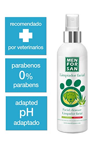 MENFORSAN Limpiador Facial para Perros con Aloe Vera 125 ml